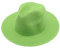 Sombrero de protección solar para hombre y mujer, sombrero de paja de borde grande, sombrero de paja plegable de verano para hombres y mujeres, sombrero de jazz, sombrero de playa, verde, Talla única