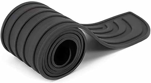 VITHA Schwellerschutz für den Kofferraum für Ford Ranger 2011-2022, Stoßstangenschutz, Ladekantenschutz Folie, Lackschutzfolie für Stoßstange,90cm*7cm-Black