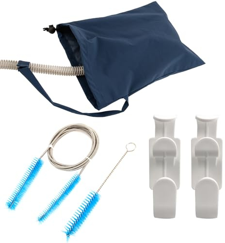 CPAP Cleaning Kit Includes CPAP Tube and Mask Cleaning Brush,CPAP Hose Hanger and CPAP Mask Protective Bag,Sleep Apnea Mask CPAP Accessories Compatible with all CPAP Machines and CPAP Masks