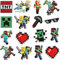 Videojuegos Parches Ropa Termoadhesivos Infantiles Niños, Videojuegos DIY Parches para Ropa Termoadhesivos Grandes, Parches Pantalones Niño para Mochilas Jeans Panta (16 Pcs)
