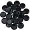 NUOBESTY 100Pièces Capsules de Bouteilles de Bière Décoratives pour Fêtes à Domicile Noir
