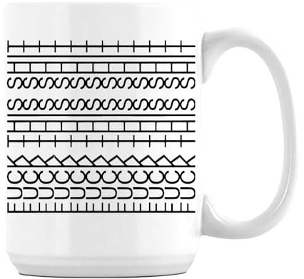 Giftme Hidden Message – “F*ck This Shit” Optical Illusion Design, 15oz Ceramic Coffee, Tea Mug. (White Inside)