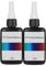 Ultra-Clear UV Curing Adhesive for Universal Application, Hard Type Crystal Clear UV Resin glue for Plastic Repair, Glass Light, Craft Decor (2PCS)
