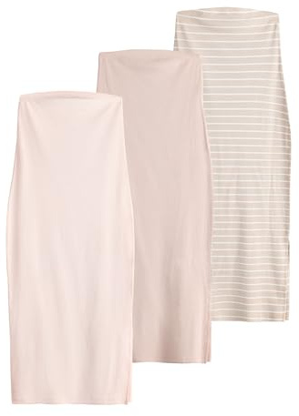 THE SET Dam 3-pack bandeauklänningar från THE SET Neutral/Light Pink/Stripe M