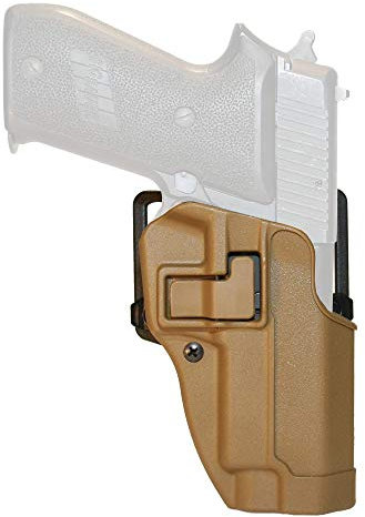 BLACKHAWK! CQC ™ Concealment Holster matt Finish SIG P220/226/225, MK25 W, W/O STD Rails (Nicht es), Coyote tan, rechte Hand