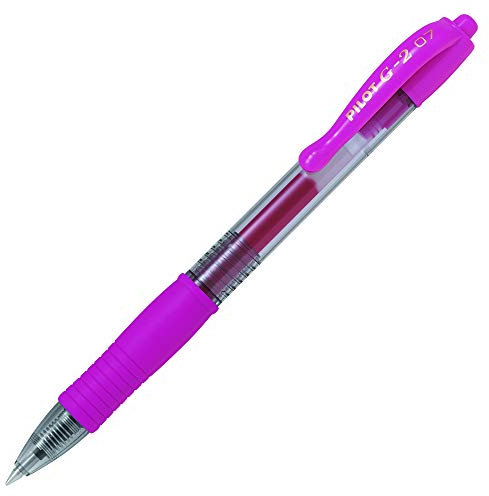 Pilot G207 Retractable Gel Rollerball 0.7 mm Tip (Single Pen) - Pink