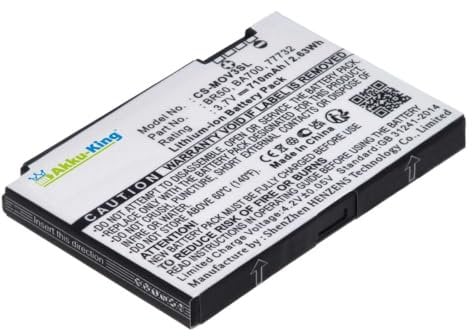 Akku-King Akku kompatibel mit Motorola BA700, BR50 - Li-Ion 710mAh - für PEBL U6, Razr V3, Prolife 300, Razr V3iDG, Flip P