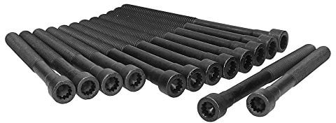 AJUSA 81023500 Zylinderkopfschraubensatz Kompatibel mit MERCEDES-BENZ Stufenheck W123 A6159900312x9 A6159900212x5 6159900312x9