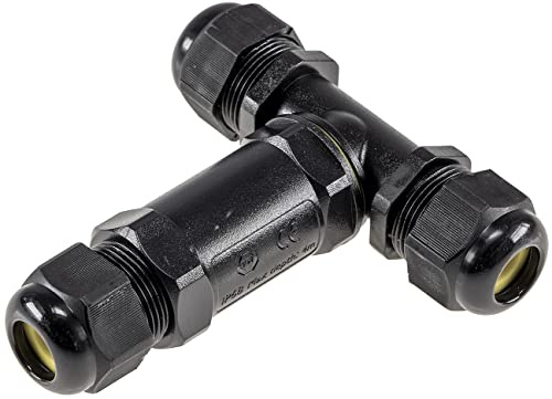 Kabelverbinder Wasserdicht 3-polig Y-Adapter IP68 für Kabel Ø 8-11mm | Kabelmuffe, für sichere Kabelverbindungen im Aussenbereich