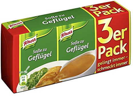Knorr Soße zu Geflügel 3-er Pack