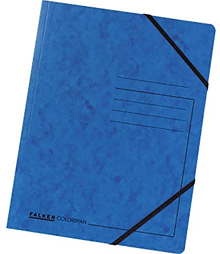 Eckspanner A4 Colorspan - intensiv blau, Karton 355 g/qm
