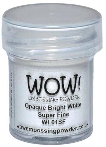 Wow Embossing-Puder, 15 ml, deckendes helles Weiß
