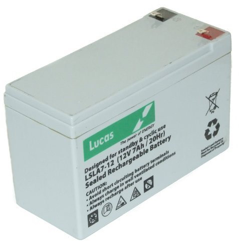 Lucas Battery 12v 7.0Ah Battery Fits Flymo CT250X Strimmer