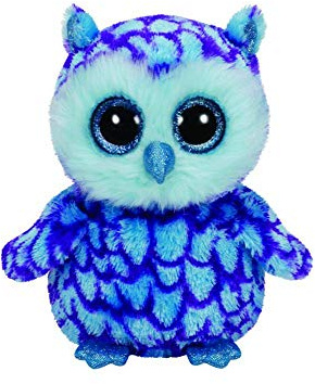 TY Oscar Owl Plüsch blau/lila One Size