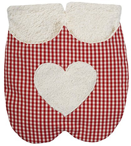 Efie Kirschkern Wärmekissen Fußwärmer – Bio Baumwollplüsch (kbA) – 2 Inletts – wohltuend, kuschelig, waschbar – Made in Germany – ökologisch & nachhaltig