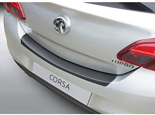 RGM ABS Heckstoßstangenschutz kompatibel mit Opel Corsa E 3/5 türer 2015-2019 Schwarz