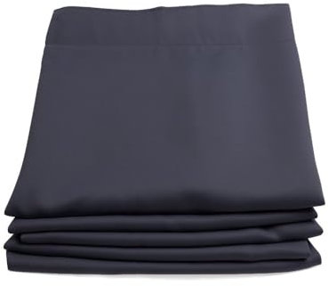 Moondream ThermActiv® Thermovorhang Winter+Sommer 2in1 | Kälte+Hitzeschutz | Verdunkelung | Patentierte Technologie | EU Herstellung | Faltenband | Grau MC713 | 140B x 300H cm