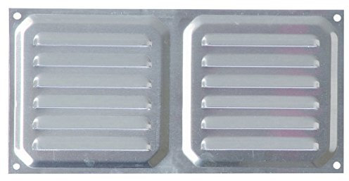 Brinox B70230A - Griglia di ventilazione in alluminio, 10 x 20 cm
