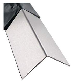 Schlögel GmbH Edelstahl Winkel 1.4301 Gebürstet 1mm 20x20 1500mm | Gleichschenklig, V2A fein geschliffen mit Schutzfolie, Sichtseite außen, für Kantenschutz Türrahmen