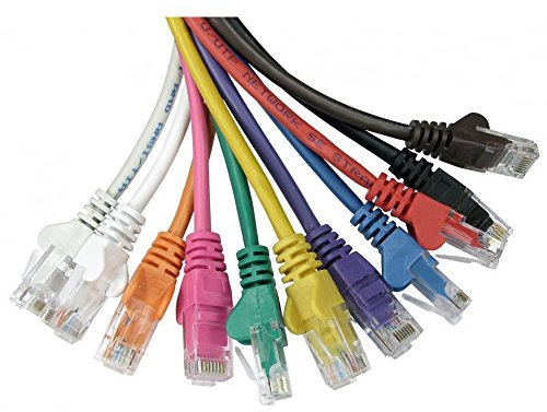Bluecharge Direct 0.5m Cat5e Network Cable Ethernet Snagless LAN UTP CCA Patch Lead PINK