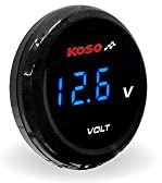 Coin Voltmeter Koso blaue Anzeige universal