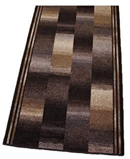 Teppich Läufer Ikat 49 braun beige 80 cm Breite (260)