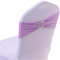 CNFQ 50 fiocchi per sedia elastici, non c'è bisogno di essere vincolati, decorazione per matrimonio, festa di battesimo (viola chiaro, 50)