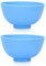 2pcs Silicone Mixing Bowls, Non-Slip Flexible Rubber Bowl for Mixing Facial Mask Dental Gypsum Plaster, 12 x 12 x 7cm (Large)