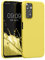 kwmobile Funda para Xiaomi Redmi Note 11 / Note 11S Carcasa - Ultrafina de TPU y Silicona con Bordes elevados anticaídas - Amarillo chillón