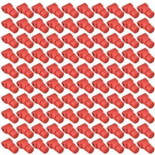 100-teiliges Anti-Diebstahl-Hakenschloss Einzelhandelsgeschäft Supermarkt Handy Diebstahlsicherung Einzelhandels-Peg-Haken-Sicherheitsschloss Spezielles Magnetisches Display-Regalschloss (Blende 7MM)
