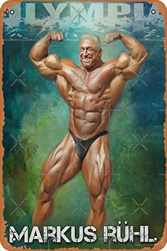 Markus Ruhl Poster, Metall-Blechschild, Vintage, 20,3 x 30,5 cm