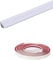 PVC Quadrant Trim,Flexible Laminate Beading Self Adhesive Plastic Wall Corner Edging Strip for Worktop Ceiling Floor,Caulk Moulding Skirting Board Trim(2.5M,12mm*6mm)