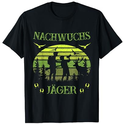Jäger - Papa und Sohn - Nachwuchs Jäger - Jagd Kinder T-Shirt