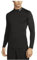 NIKE FB7908-010 M NP DF Tight LS Mock Vest Men's Black/White Size M