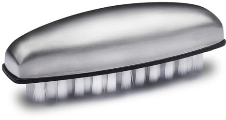 UCEC Nagelbürste, Handbürste, Handwaschbürste, Nagelbürste Edelstahl, Borsten Hart und Weich, Handbürste Nagelbürste, Handbürste Kinder, Fingernagelbürste, Gemüsebürste, Bürste Reinigung, 1 Stück