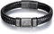 Personalisiertes Bild Herren Armband mit Kindernamen Benutzerdefinierte Gravur Foto 2-5 Namen Leder Armbänder für Männer Retro Armband Geburtstag Weihnachten Geschenk für Großvater Vater Papa Freund
