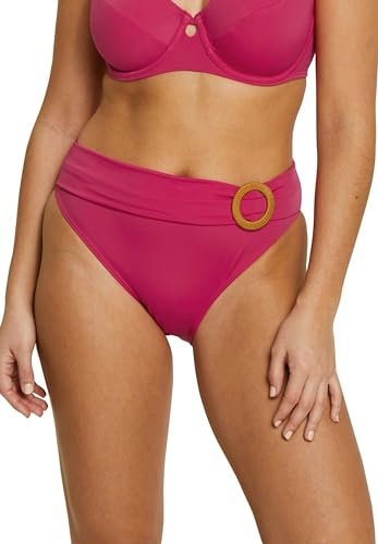 SANS COMPLEXE Femme Elevated Basics Maillot De Bain, Culotte Taille Médium, Rose Virtuel, 42-44 EU