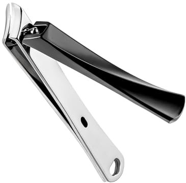 Dimeho Ingrown Nail Clipper Angled Thick Nail Cutters with Slant Curved Blade Stainless Steel Finger Nail Clippers Podiatrist Toenail Trimmer Tool for Pedicure Manicure Pain Relief Finger Toe