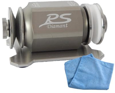 Duke-Handel Aiguiseur de couteaux, aiguiseur en rouleau y compris chiffon microfibre, avec boule/convexe X-affûtage à sec ou rapide à l'eau en différentes versions (Plus de titane)