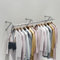 Industrielles Rohr-Wandgarderobe und Regalsystem – Metall-Hänge-Display für Einzelhandel, Waschküche und gewerbliche Nutzung