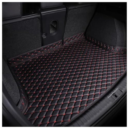 YYTERI Estera del Maletero Coche, para Seat Ibiza 2017-2024 Protector Cubre Maletero,Cuero Duradero AntiarañAzos Impermeable Alfombra,B