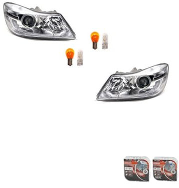 Johns, Scheinwerfer + Nightbreaker kompatibel zu Skoda Octavia 1Z Set Li Re