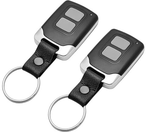 2 Piezas Mando Garaje Universal, Mando Puerta Garaje Universal, Mando Garaje Clonador, Mando Cochera Universal Programable, 433,92mhz, Apto para Puertas Eléctricas, Puertas de Garaje, Motos Eléctricas