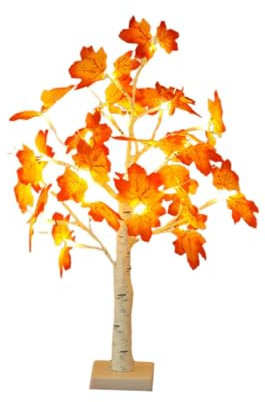 Ciieeo String Licht Ahorn Blatt Baum Lampe Nachtlicht Batterie Betrieben Festliche Dekoration für Home