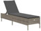 Generico kangqiling Sonnenliege mit Kissen grau aus Polyrattan, grau, 4002721