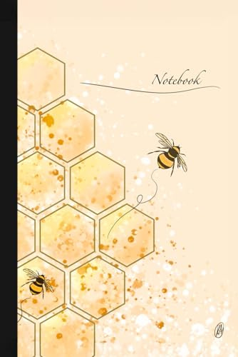 Bee Inspired Notebook - 120 lined pages: Ideal notebook for the bee enthusiasts. Perfect for journaling, note-taking and creative writing. Unique and charming for work, school or home.