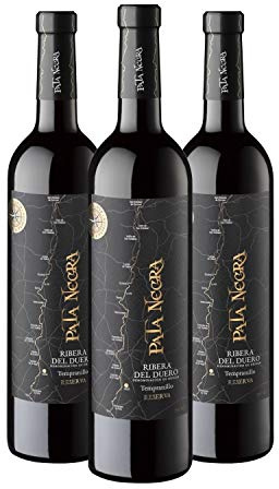 Pata Negra Reserva Vino Tinto D.O Ribera del Duero - Pack de 3 Botellas x 750 ml