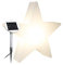 8 seasons design | LED Gartenleuchte Solar Stern Shining Star (Ø 80 cm, Dämmerungssensor, Solarmodul, warmweiß, Außenbeleuchtung Weihnachten) weiß