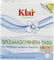 Klar eco Sensitive Spülmaschinen Tabs 2 x 25St., ohne Duft, für strahlend sauberes Geschirr, vegan