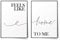 BLCKART Premium Poster Set Feels Like Home To Me | Stilvolle Poster Wohnzimmer Schlafzimmer Deko | ohne Rahmen (Feels like home I, A4)